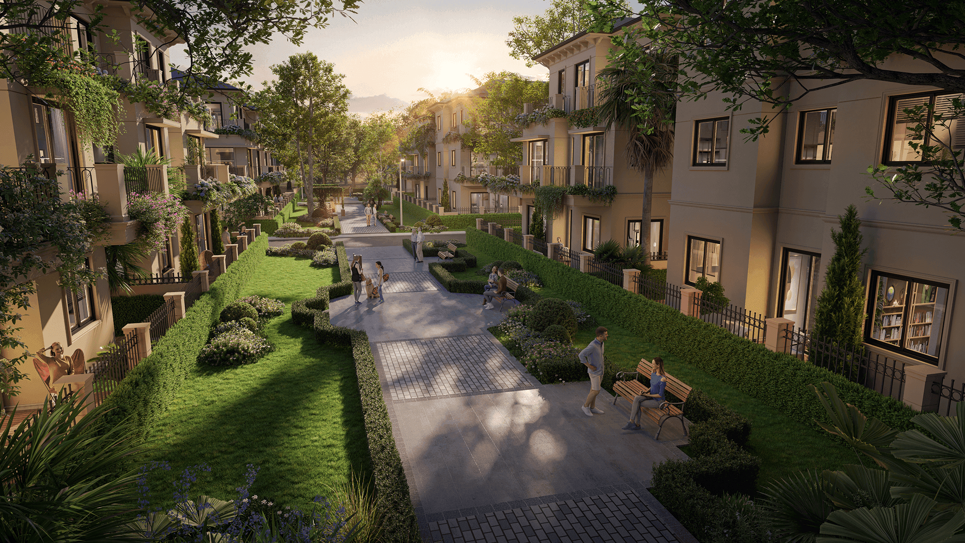 Khu vực dạo bộ